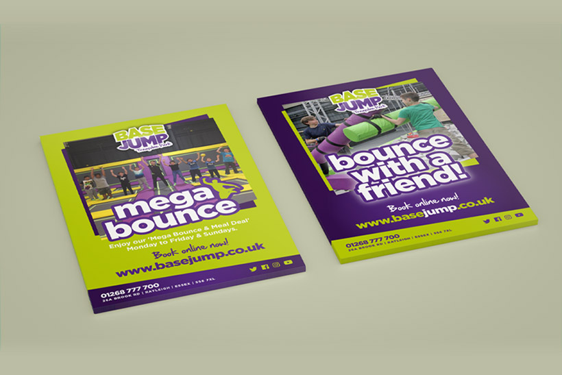 Trampoline Park - Leaflet Design